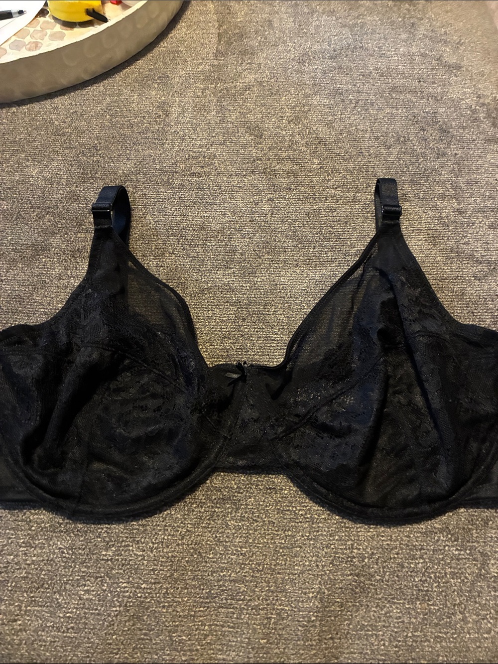 Black Lace Underwire Bra 36I